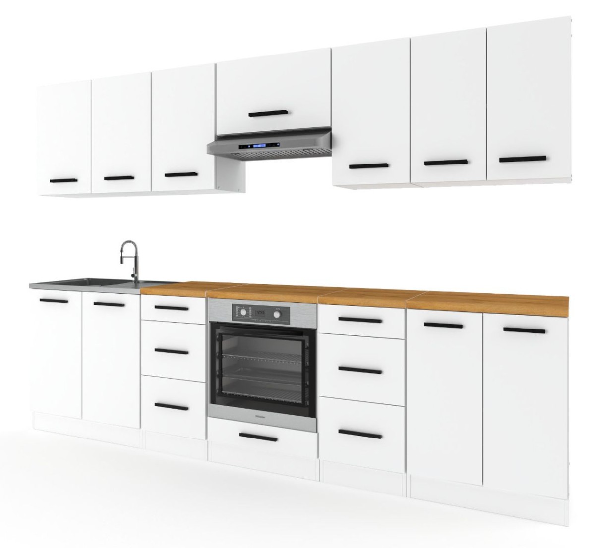 Nova Kitchen Muza 280 cm — Vit